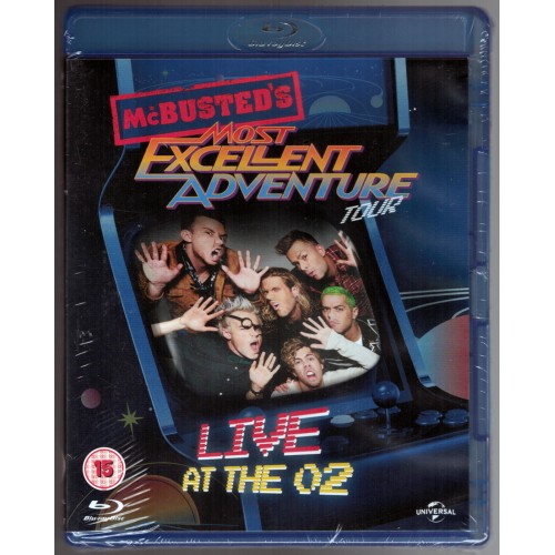 McBusted's Most Excellent Adventure Tour (Blu-Ray 2015) Rating 15 - BRAND NEW