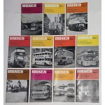Buses Magazine for year 1971 - 11 issues (March mi...