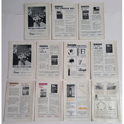 Buses Magazine for year 1971 - 11 issues (March missing) Buses Magazine for year 1971 - 11 issues (March missing)