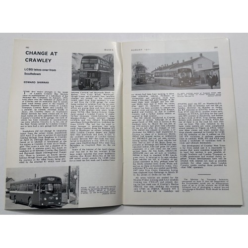 Buses Magazine for year 1971 - 11 issues (March missing) Buses Magazine for year 1971 - 11 issues (March missing)