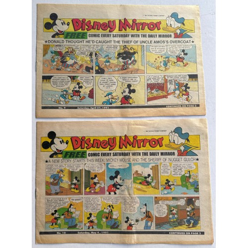 Disney Mirror - 1991 (Set of 2)