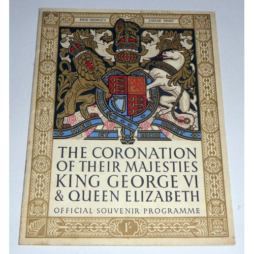 King George VI Coronation - Official Souvenir Programme - Philco Staff Gift