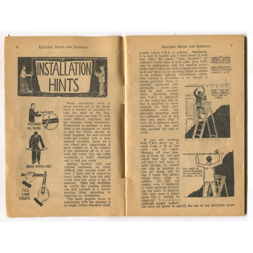 Vintage 1940s BP 'Electric Hints & Gadgets' Booklet by Arthur L. Golding Vintage 1940s BP 'Electric Hints & Gadgets' Booklet by Arthur L. Golding