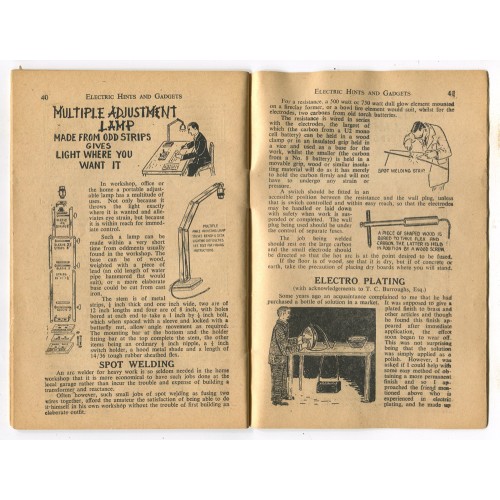 Vintage 1940s BP 'Electric Hints & Gadgets' Booklet by Arthur L. Golding Vintage 1940s BP 'Electric Hints & Gadgets' Booklet by Arthur L. Golding
