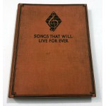 Vintage Song Book & Music - Songs That Will Li...