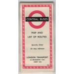 London Transport Central Bus Map 1963 No.1 - Print...