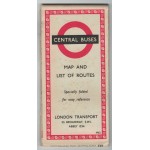 London Transport Central Bus Map 1963 No.2 - Print...