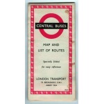 London Transport Central Bus Map 1964 No.3 - Print...