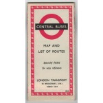 London Transport Central Bus Map 1965 No.1 - Print...