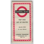 London Transport Central Bus Map 1965 No.2 - Print...