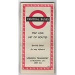 London Transport Central Bus Map 1966 No.1 - Print...