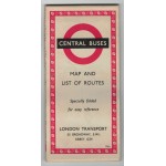 London Transport Central Bus Map 1966 No.2 - Print...