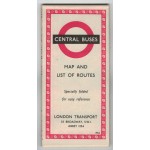 London Transport Central Bus Map 1966 No.2 - Print...