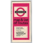 London Transport Bus Map 1972 No.1 Print ref. 172/...