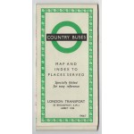 London Transport Country Bus Map 1966/7 - Print re...