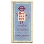 London Transport 'Hop on a Bus' Leaflet 1959  - Pr...
