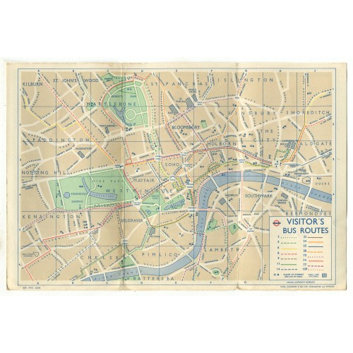 London Transport 'Hop on a Bus' Leaflet 1959 - Print ref. 459 791E 250M London Transport 'Hop on a Bus' Leaflet 1959 - Print ref. 459 791E 250M