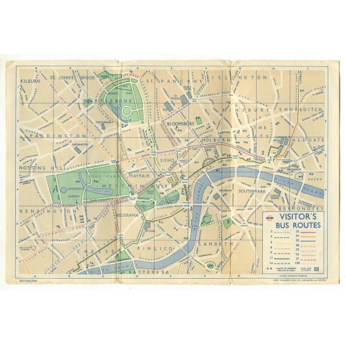 London Transport 'Hop on a Bus' Leaflet 1960  - Print ref. 560/1162E/250M