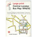 London Transport Large Print Central London Bus ma...