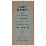 London Transport Night Bus Timetable Booklet 3rd F...