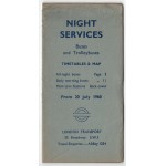 London Transport Night Bus Timetable Booklet 20th ...