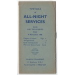 London Transport Night Bus Timetable Booklet 9th N...