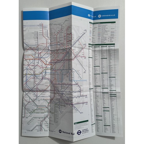 Rail Network Maps for London's Rail & Tube - 20th November 2019 Rail Network Maps for London's Rail & Tube - 20th November 2019