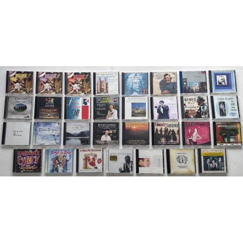 Set of 31 various CDs - Blues, Brass, Christmas, Classical, Country, Karaoke etc