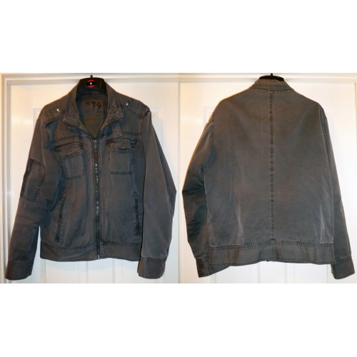 Denim Co Brand Mens Jacket - Colour Grey - Size Small