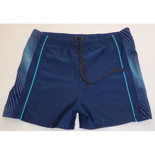 UNBRANDED MEN'S NYLON/ELASTANE TRUNKS - Colour Blue pattern - Size S UNBRANDED MEN'S NYLON/ELASTANE TRUNKS - Colour Blue pattern - Size S