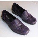 Hotter Plum Leather Comfort Concept Susan Slip On ...