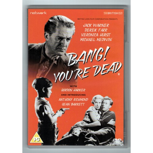 BANG! YOU'RE DEAD DVD starring Jack Warner, Michael Medwin, Derek Farr Rating PG