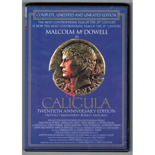 CALIGULA DVD COMPLETE UNEDITED REGION 1 EDITION Stars John Geilgud, Helen Mirren