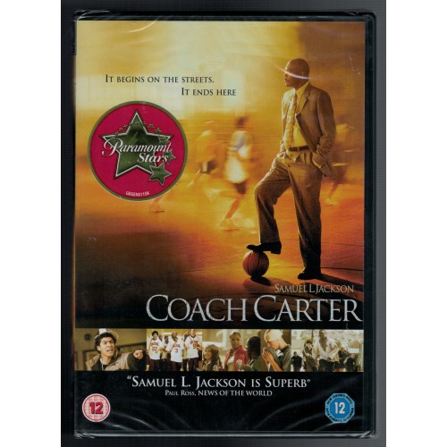 COACH CARTER DVD with Samuel L. Jackson - BRAND NEW SEALED Rating 12