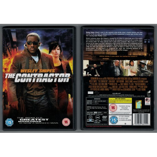 THE CONTRACTOR DVD starring Wesley Snipes Rating 15