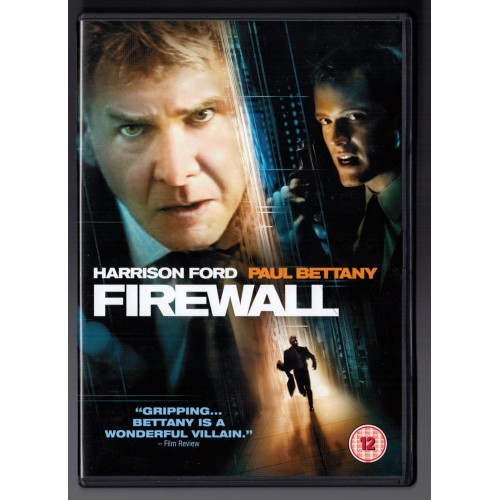 FIREWALL DVD with Harrison Ford and Paul Bettany Rating 12