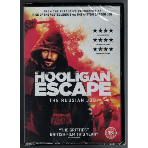 HOOLIGAN ESCAPE (THE RUSSIAN JOB) DVD - BRAND NEW SEALED Rating 18