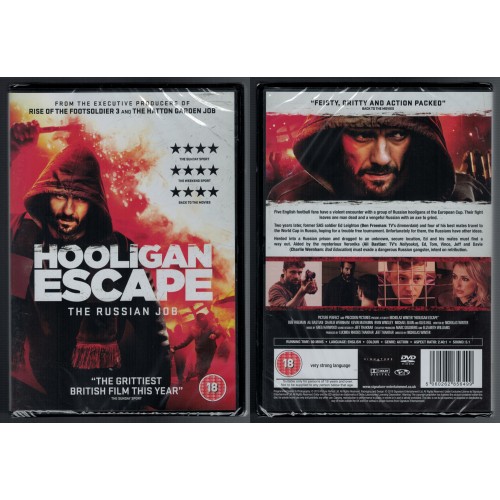HOOLIGAN ESCAPE (THE RUSSIAN JOB) DVD - BRAND NEW SEALED Rating 18