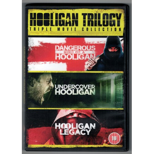 HOOLIGAN TRILOGY DVD - Triple Movie Collection Rating 18