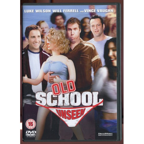 OLD SCHOOL UNSEEN DVD with Luke Wilson and Will Ferrell Rating 15