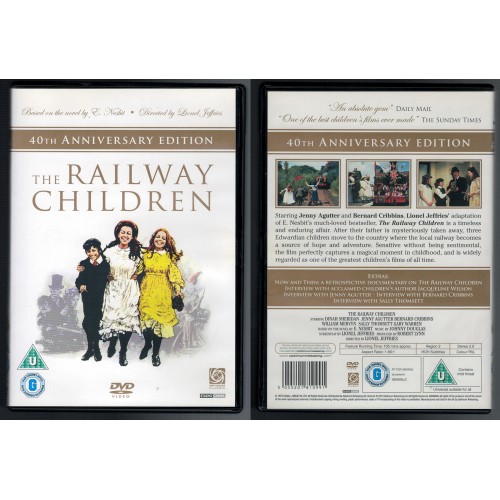 THE RAILWAY CHILDREN DVD - 40th ANNIVERSARY EDITION Rating U THE RAILWAY CHILDREN DVD - 40th ANNIVERSARY EDITION Rating U