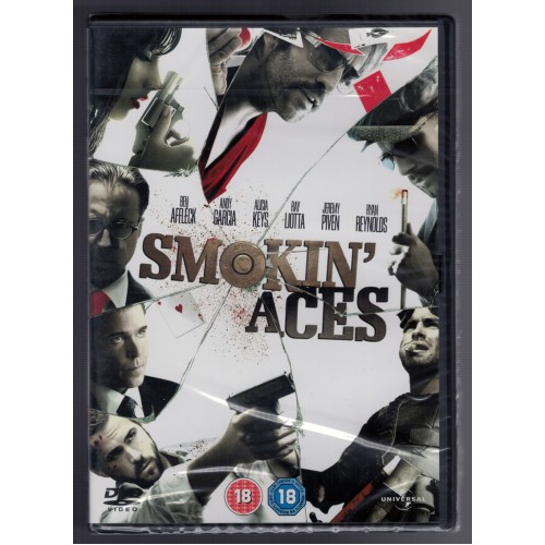 SMOKIN' ACES DVD with Ben Affleck, Ray Liotta - BRAND NEW SEALED Rating 18