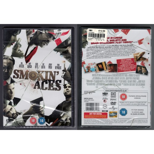 SMOKIN' ACES DVD with Ben Affleck, Ray Liotta - BRAND NEW SEALED Rating 18