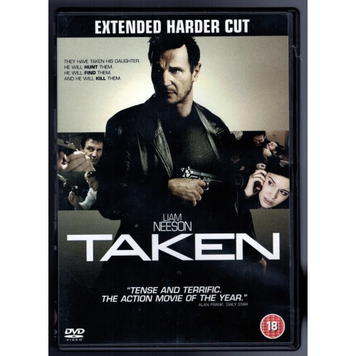 TAKEN DVD starring Liam Neeson, Holly Valance Rating 18