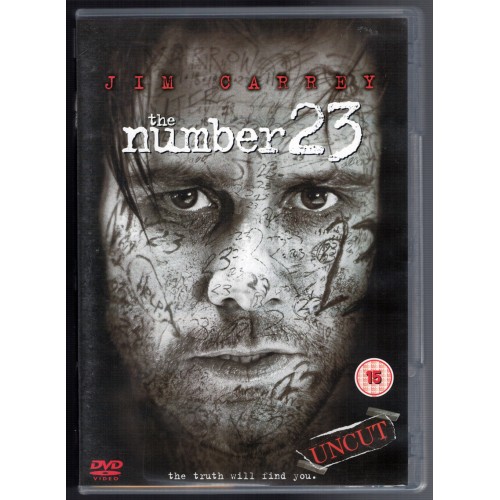 THE NUMBER 23 DVD with Jim Carrey Rating 15