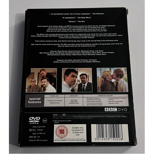 THE OFFICE BOX SET DVD - COMPLETE SERIES 1 & 2 and the Christmas Specials