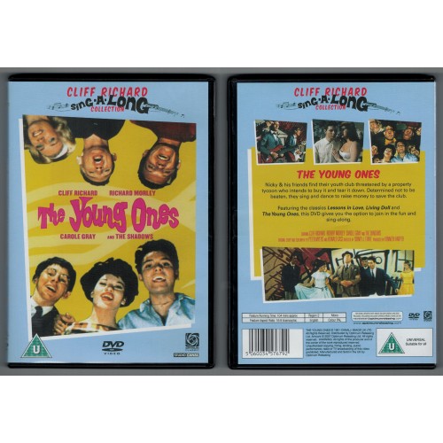 THE YOUNG ONES DVD starring Cliff Richard, Robert Morley and Carol Gray Rating U THE YOUNG ONES DVD starring Cliff Richard, Robert Morley and Carol Gray Rating U