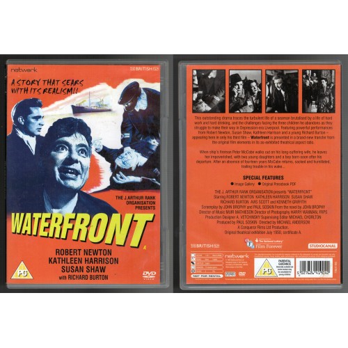 WATERFRONT DVD starring Robert Newton, Kathleen Harrison, Susan Shaw