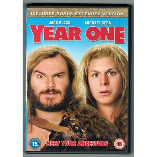 YEAR ONE DVD - Bonus Extended Version starring Jack Black and Michael Cera Rating 15