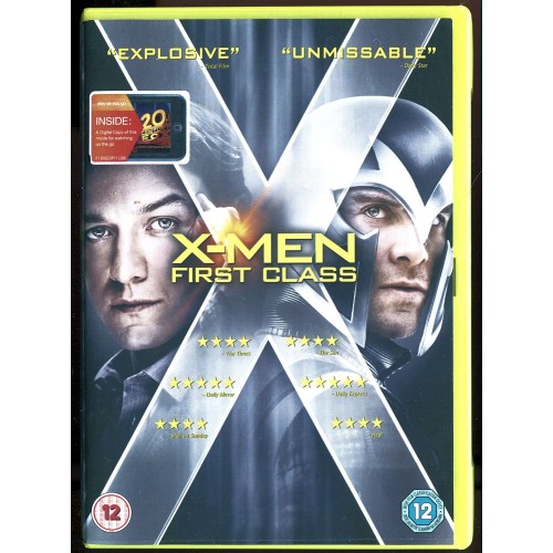 X-Men First Class (DVD 2011) Rating 12